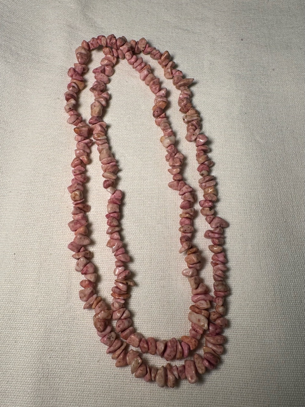 Rhodochrosite Chip Necklace